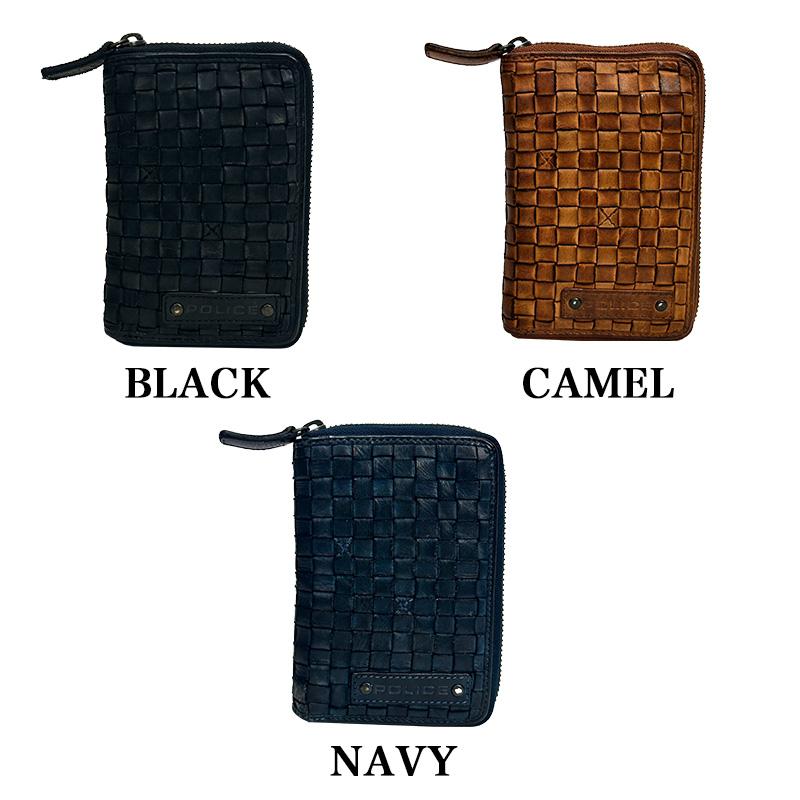 POLICE ポリス MESH2 メッシュ2 二つ折り財布 ラウンド