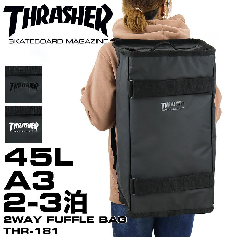 Thrasher スラッシャー Knee 45l Slide ボストンリュック 2wayダッフルバッグ ボストンリュック バックパック 45l A3