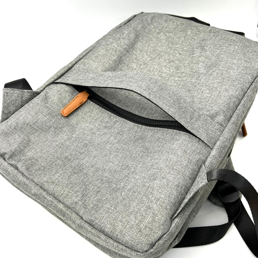 ウォルト リュック スクエア バックパック USB 軽量 かるい A4 杢調