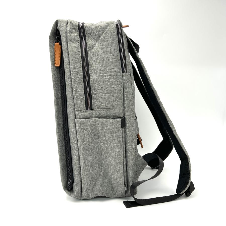 ウォルト リュック スクエア バックパック USB 軽量 かるい A4 杢調