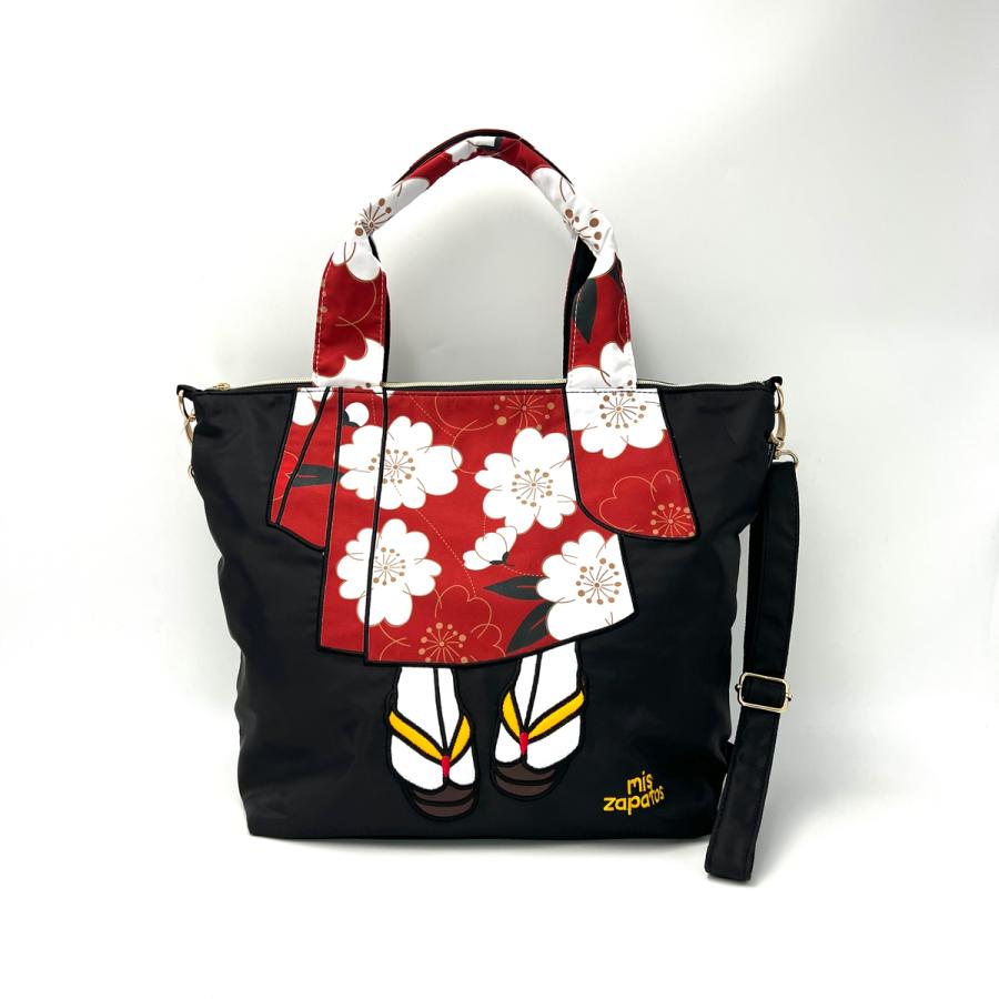 ♥み♥日本製　和装バッグ　成人式　新品未使用品 mis zapatos ミスサパト トートバッグ ショルダーバッグ 2WAY A4