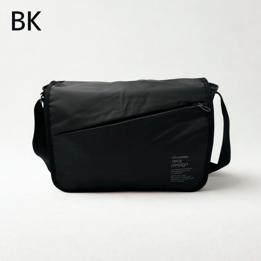 REAL DESIGN フラップショルダーバッグ RDBG-112 A4 軽量 10L