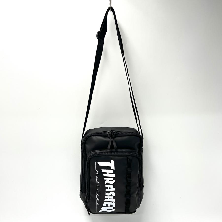 THRASHER スラッシャー ショルダーバッグ 縦型 小さめ ミニ 防水