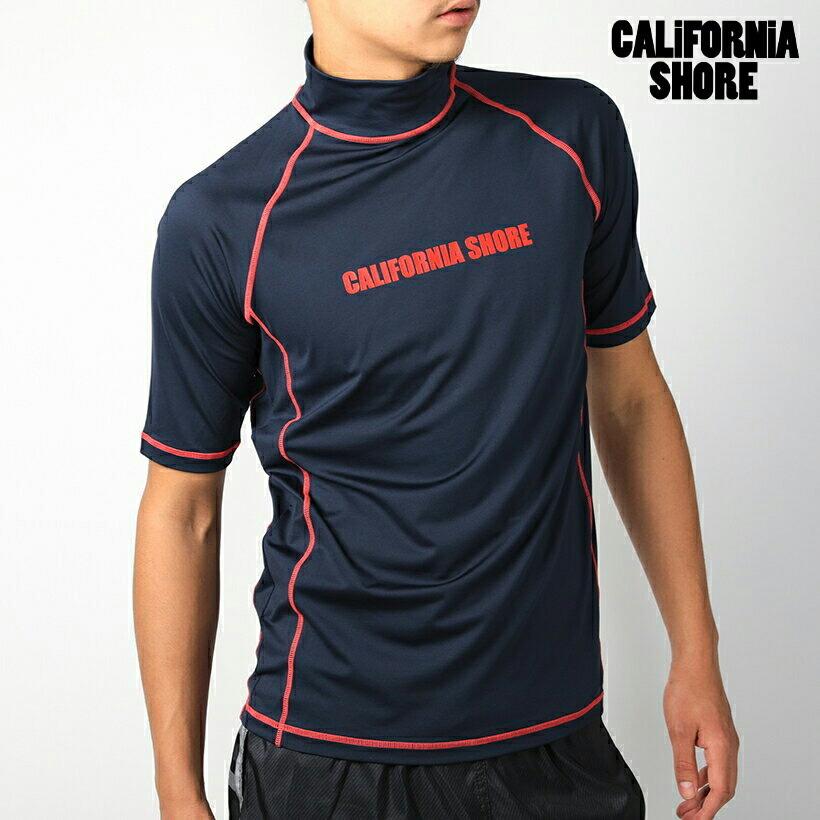 カリフォルニアショア California Shore メンズ ラッシュガード ビーチ プール スポーツ アウトドア 半袖 スタンドカラー Nv ファッション スポーツ Faspo 通販 Yahoo ショッピング