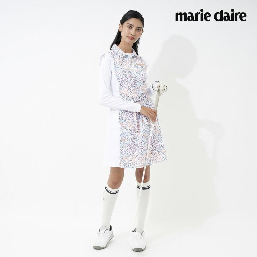 正規品 マリクレール Marie Claire 吸汗速乾 レディース 女性 レディースウエア ワンピース インナー ゴルフ ゴルフ Uv セット 吸汗 速乾 ロゴ ファッション スポーツ Faspo Wt ストレッチ素材 無料長期保証