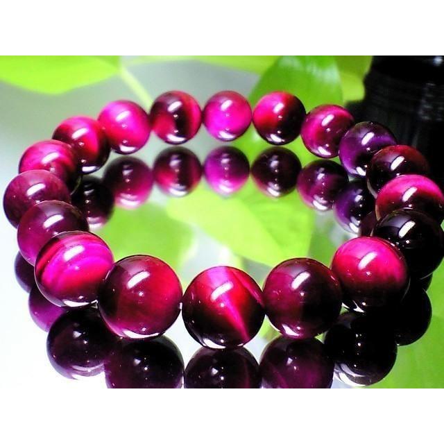 天然石高級ローズピンクタイガーアイAAA10ミリ : ルミエールヤフーSHOP