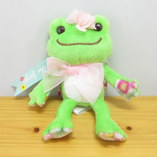 かえるのピクルス　USA 　Mサイズぬいぐるみ　プライドパレード　緑 かえるのピクルス ピクルス フラワーパレード マスコット グリーン