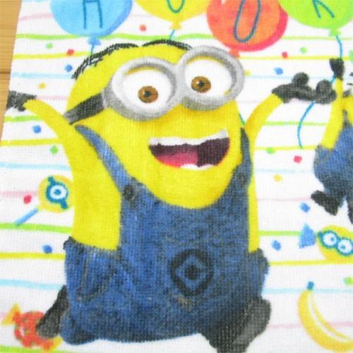 キャラハンドタオル ミニオンズb ミニオングッズ タオルハンカチ かわいい 子供 キッズ レディース プレゼント キャラクター 安い Mi 雑貨のおもちゃ箱バーグyahoo 店 通販 Yahoo ショッピング