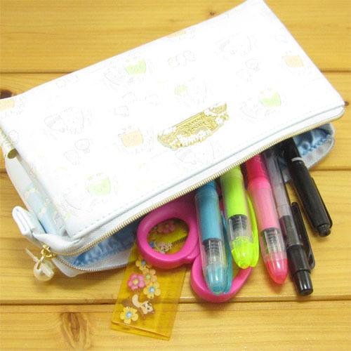 すみっコぐらし スリーポケットペンポーチ ふしぎなうさぎのおにわ ペンケース 筆箱 文房具 おしゃれ かわいい グッズ 小物入れ ポーチ Pt 雑貨のおもちゃ箱バーグyahoo 店 通販 Yahoo ショッピング