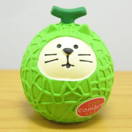 デコレ コンコンブル フルーツパーラー フルーツ猫だるま メロン Decole Concombre 雑貨 オブジェ 置物 インテリア雑貨 かわいい Zcb 雑貨のおもちゃ箱バーグyahoo 店 通販 Yahoo ショッピング