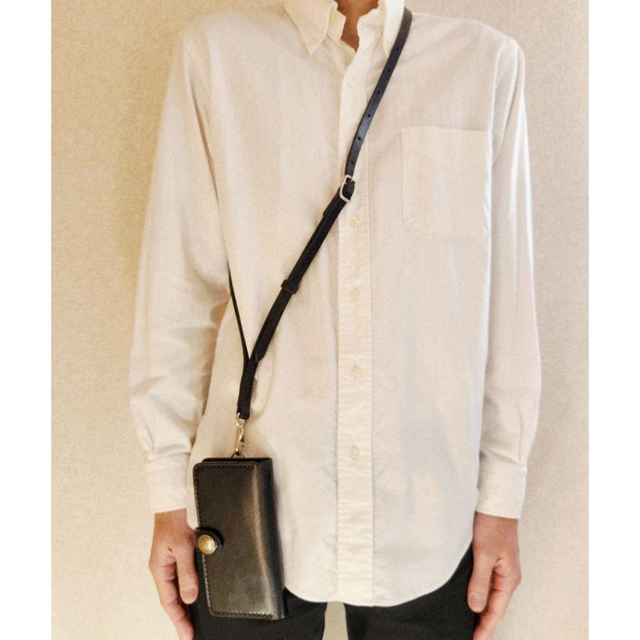 ナスカン付き ショルダーストラップ スマホショルダー ストラップ 馬具
