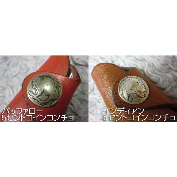 本革製 手に収まるナイフ形キーケース ハンドメイド ≪完全オーダー