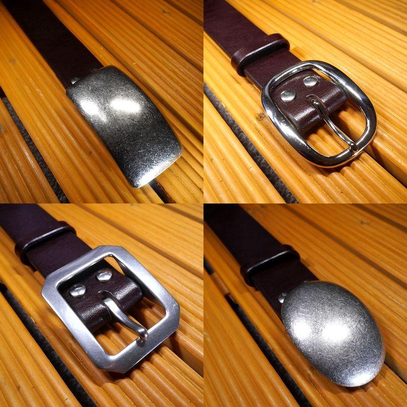 幅40mm 5mm厚 焦げ茶 本革多脂革 完全オーダーメイドベルト 馬具職人