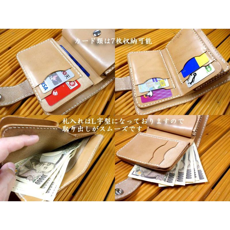 ハーフウォレット/折り畳み財布//ライダース/レザーウォレット