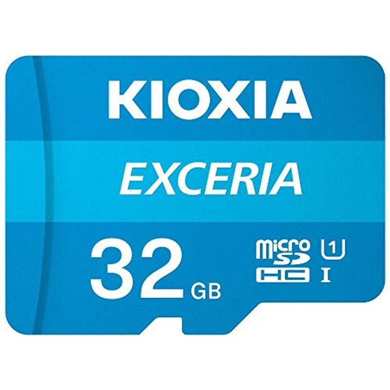 珍しい  Exceria microSD 32GB (キオクシア) Kioxia フラッシュメモリーカード フ C10 R100 U1 アダプター付き CDメディア