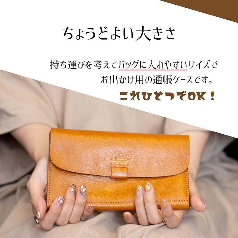 本命ギフト ラフィカロ 通帳ケース レディース 通帳入れ 本革 イタリアンレザー ポーチ 印鑑 キャッシュカード収納 小銭入れ カードケース お札入れ Cisama Sc Gov Br