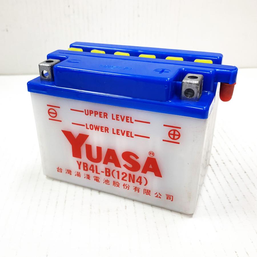 台湾 YUASA ユアサ YB4L-B 開放型バイクバッテリー 互換 GM4-3B FB4L-B BX4A-3B 専用液付 ジャイロX ジョグ タクト｜baikupatuhakase｜04