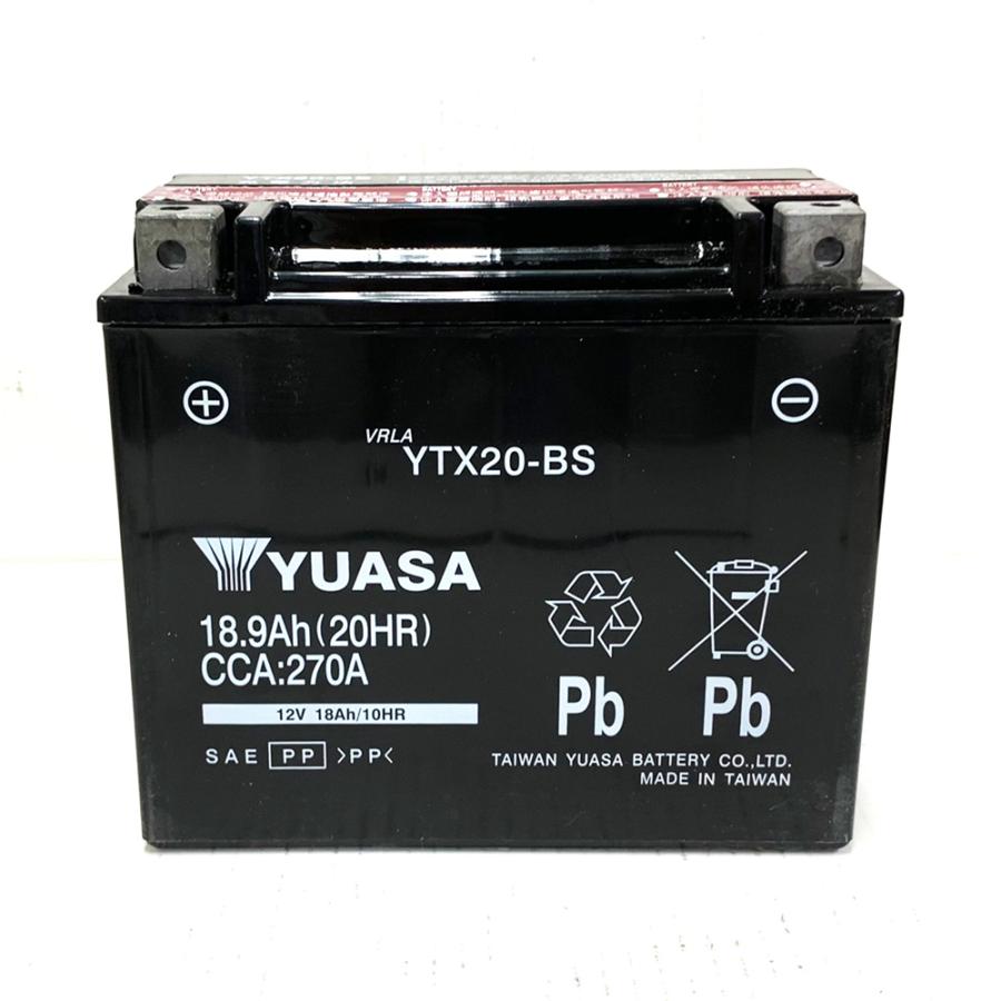 台湾 YUASA ユアサ YTX20-BS 初期充電済 バイクバッテリー 互換 台湾 YUASA ユアサ YTX20-BS 初期充電済 バイクバッテリー 互換