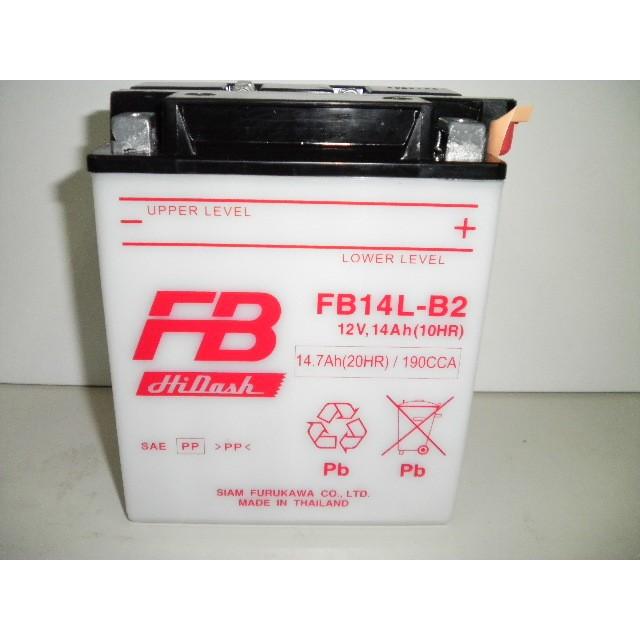 古河電池 FB14L-B2 開放型バッテリー 互換 ユアサ YB14L-B2 フルカワバッテリー GSX1100F カタナ ヤマハ除雪機｜baikupatuhakase｜03