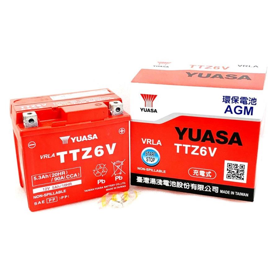 グローブ付！ 台湾 ユアサ YUASA TTZ6V 初期充電済 バイクバッテリー 互換 YTZ6V FTZ6V GTZ6V YTX5L-BS 即使用可能｜baikupatuhakase｜05