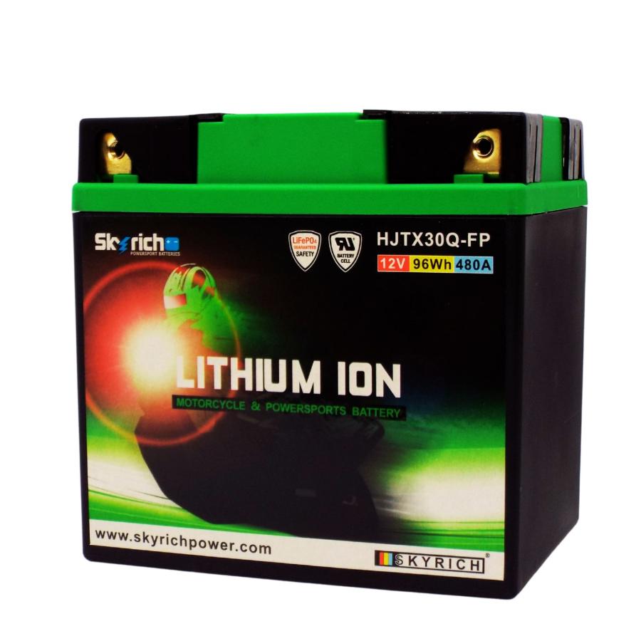 SKYRICH HJTX30Q-FP リチウムイオンバッテリー【互換 ユアサ YIX30L-BS