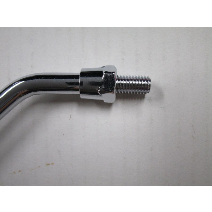 じゃんけんミラー ちょき メッキ 左右セット 8mm 右側逆ネジ ヤマハ用