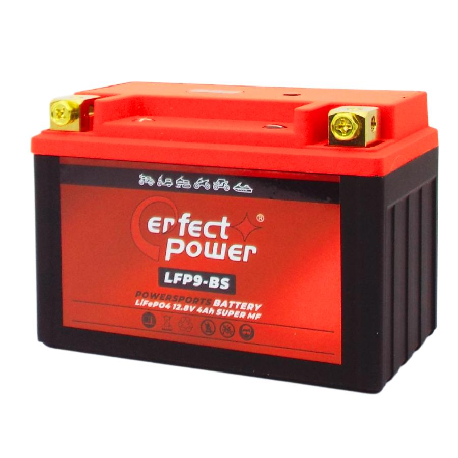 パーフェクトパワー LFPR9-BS バイク用 LiFePO4 リン酸鉄リチウム