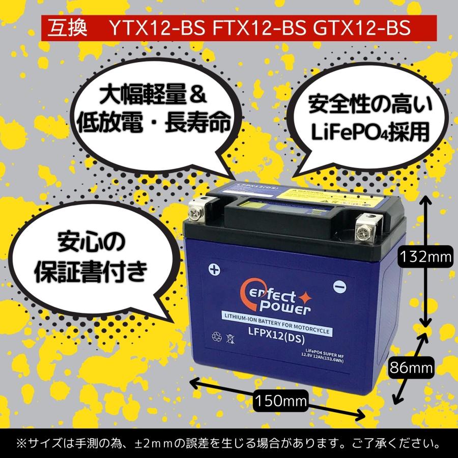 パーフェクトパワー LFPX12-DS リチウムイオンバッテリー【互換 パーフェクトパワー LFPX12-DS リチウムイオンバッテリー【互換