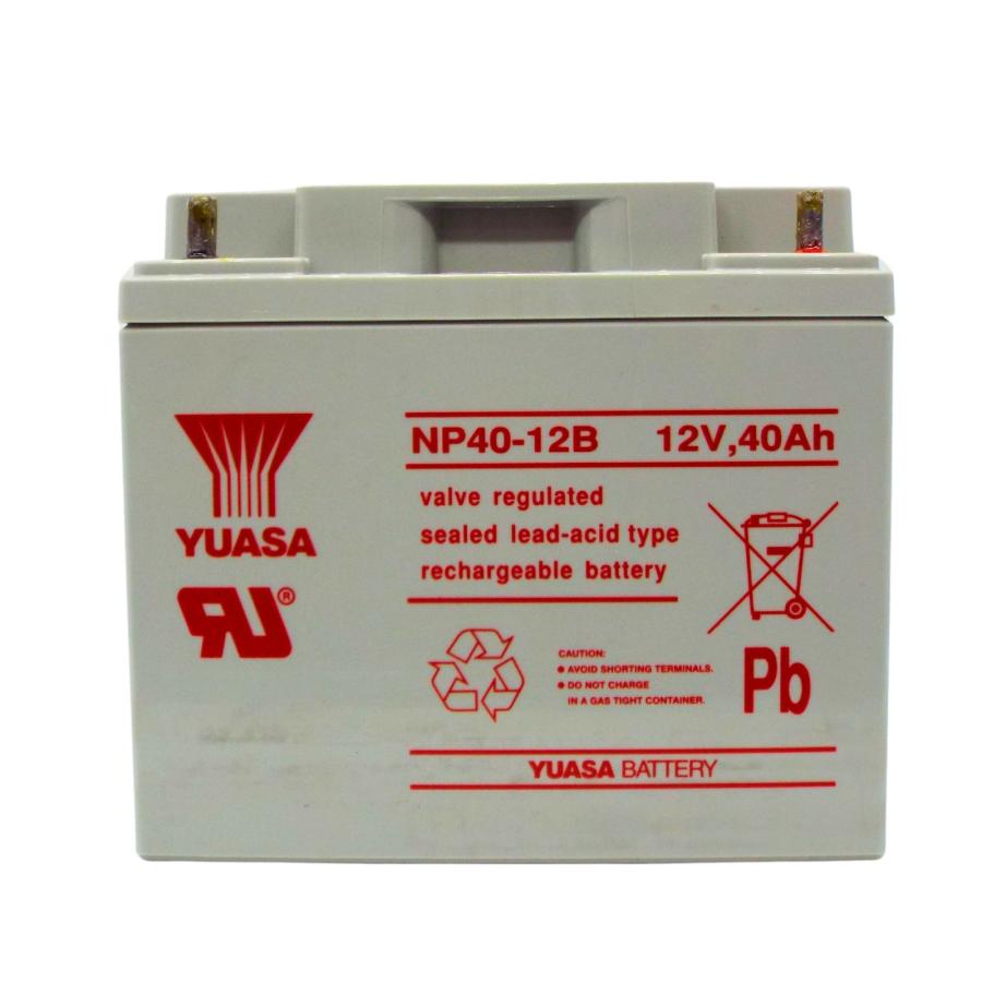 台湾ユアサ YUASA NP40-12B セニアカー用バッテリー【互換 NP38-12