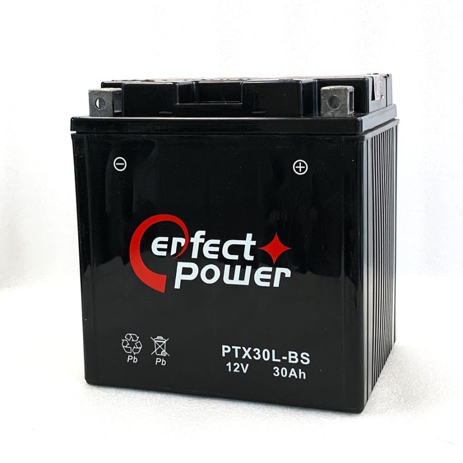 バイクバッテリー充電器セット◆PerfectPower充電器+パーフェクトパワー PTX30L-BS 充電済【互換 YTX30L-BS 66010-97A 97B 97】｜baikupatuhakase｜03