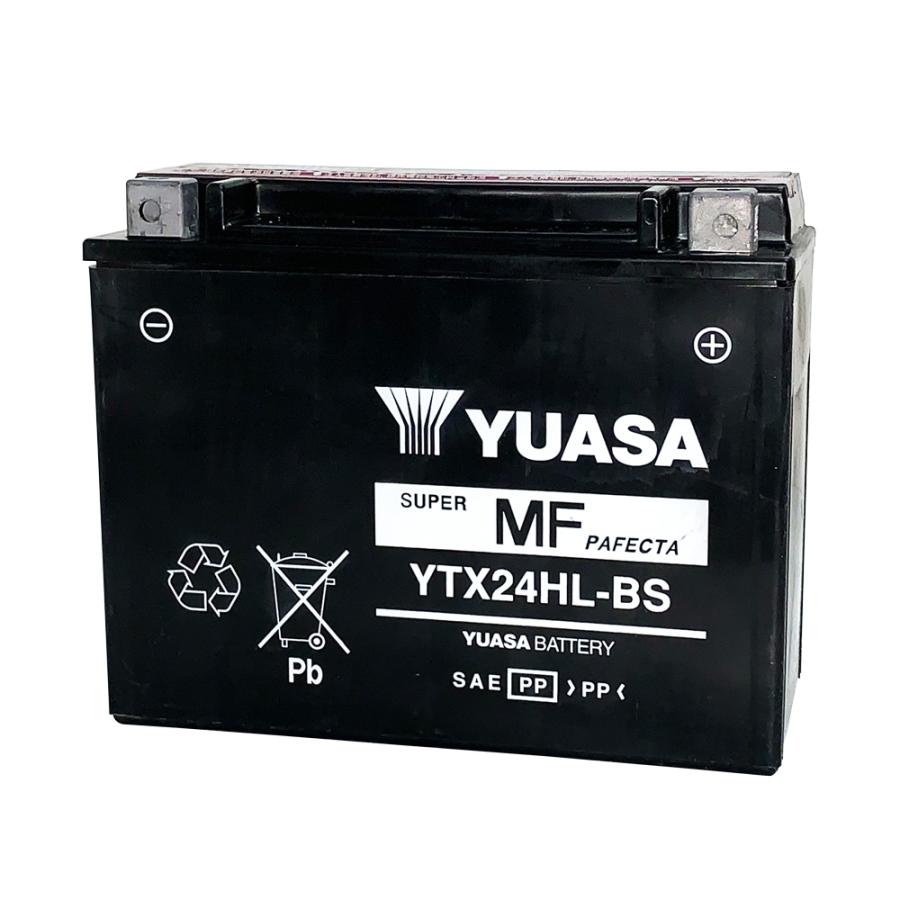 バイクバッテリー充電器セット ◆ PerfectPower充電器 + 台湾 YUASA ユアサ YTX24HL-BS 充電済 互換 Y50-N18L-A3 66010-82B 66000210｜baikupatuhakase｜02