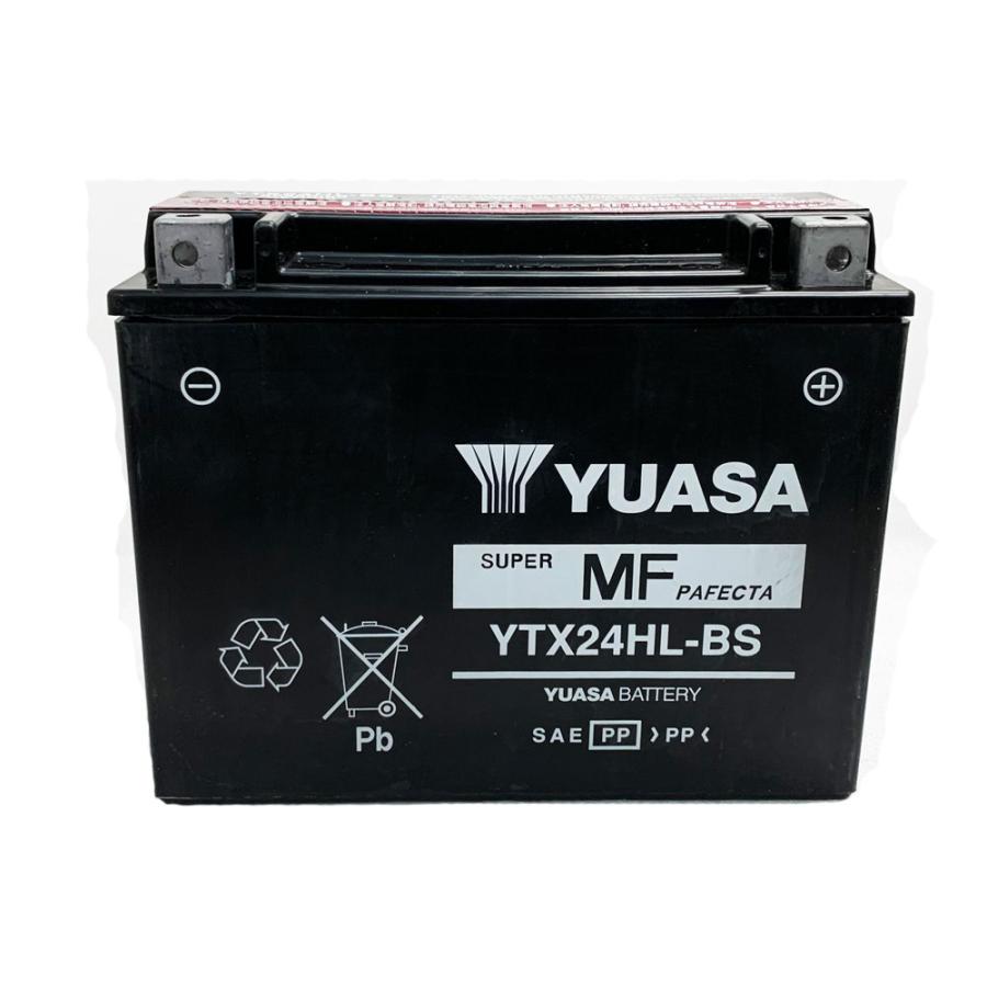 バイクバッテリー充電器セット ◆ PerfectPower充電器 + 台湾 YUASA ユアサ YTX24HL-BS 充電済 互換 Y50-N18L-A3 66010-82B 66000210｜baikupatuhakase｜03