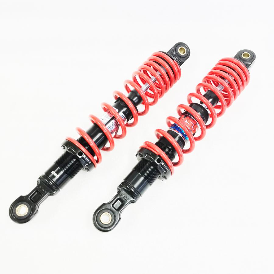 YSS DTG-PLUS リアサスペンション 340mm WAVE モンキー BLACK / RED【RB220-340T-38-85P】｜baikupatuhakase