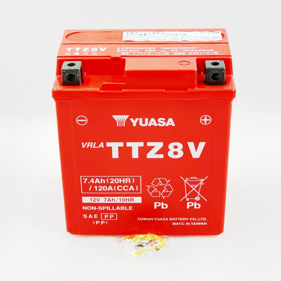 台湾ユアサ YUASA TTZ8V バイクバッテリー 充電済 互換 GTZ8V 台湾ユアサ YUASA TTZ8V バイクバッテリー 充電済 互換 GTZ8V