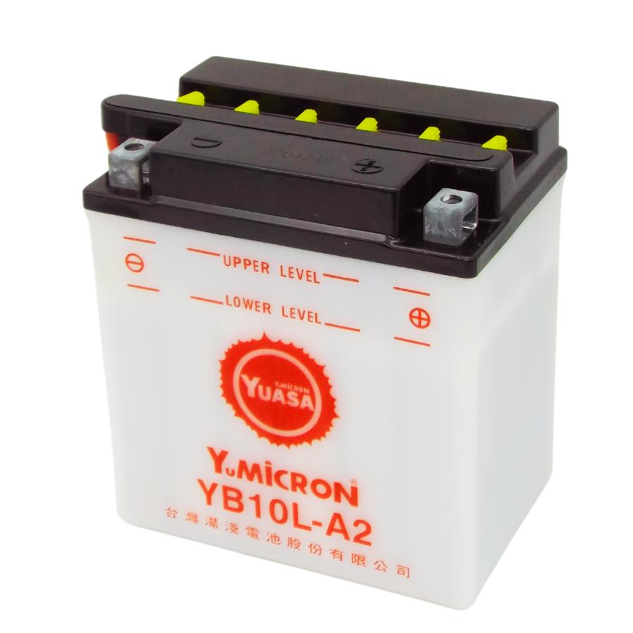 TAIWAN YUASA 台湾ユアサ YB10L-A2 開放型バイクバッテリー 液別