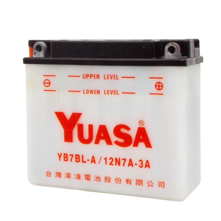 TAIWAN YUASA（台湾ユアサ） YUASA YB7BL-A 開放型バイクバッテリー 液