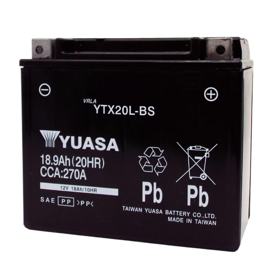 TAIWAN YUASA（台湾ユアサ） YUASA YTX20L-BS バイクバッテリー【互換