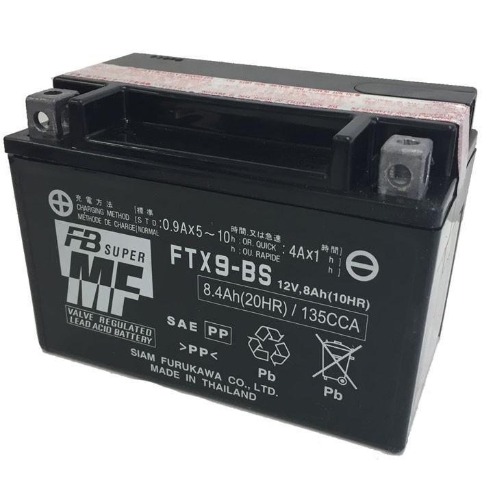 古河電池 FTX9-BS MFバッテリー 互換 YUASA ユアサ YTX9-BS DTX9 古河電池 FTX9-BS MFバッテリー 互換 YUASA ユアサ YTX9-BS DTX9
