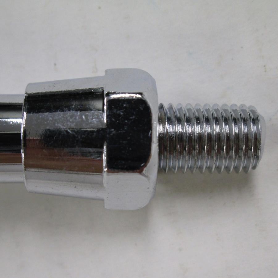 バイク用バックミラー メッキ ビッグバイク用 10mm 左右セット 正ネジ