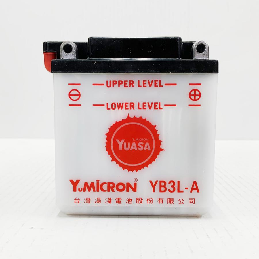 台湾 YUASA ユアサ YB3L-A 開放型 バイクバッテリー 互換 SB3L-A GM3-3A FB3L-A 専用液付 XLX250R XLR250R XL400R｜baikupatuhakase｜03