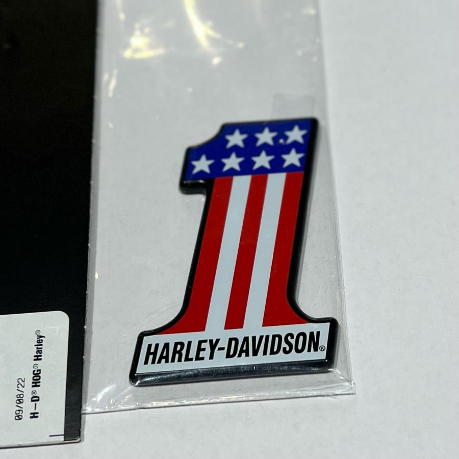Harley Davidson エンブレム メダリオン #1 logo red Harley Davidson エンブレム メダリオン #1 logo red