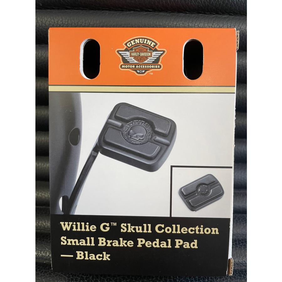 Willie G Skull Collection Small Brake Pedal PadBlack 50600344 バイクヤ
