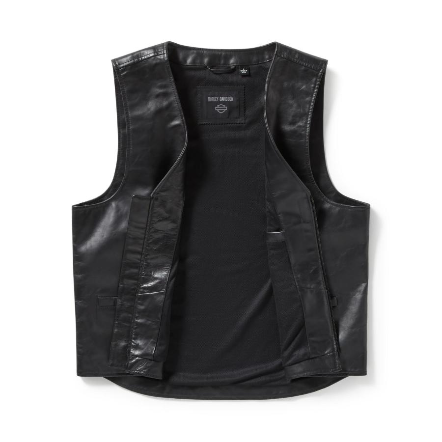 Harley Davidson（ハーレー・ダビッドソン） レザーベスト バー