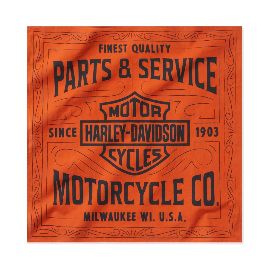 Harley-Davidson☆雑誌・バッグ・バンダナ Harley Davidson（ハーレー・ダビッドソン） バンダナ ハーレー