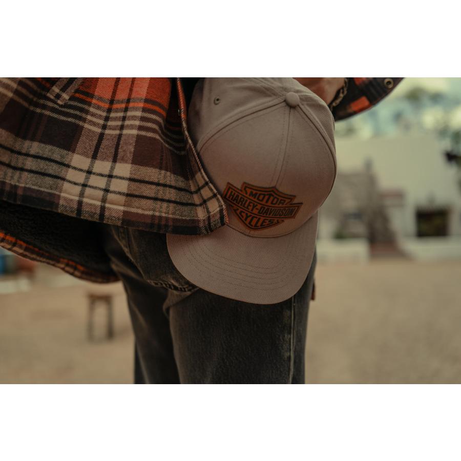 Harley Davidson レザー バー＆シールド スイッチバック