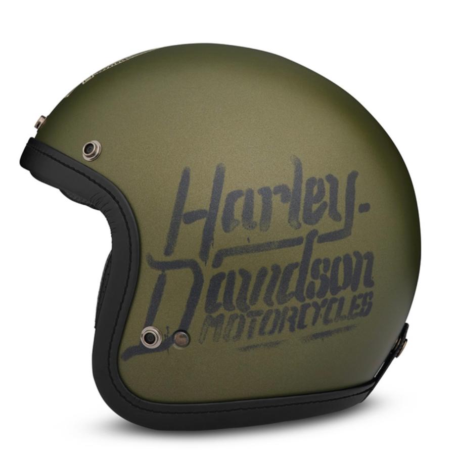 Harley Davidson クラシックエア カーキ サープラス ヘルメット Harley Davidson クラシックエア カーキ サープラス ヘルメット