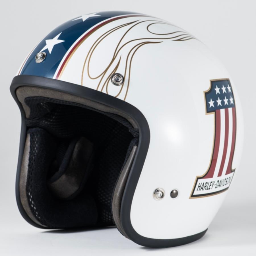 NO.1　ロゴ  HARLEY DAVIDSON  ハーレダビッドソン純正 Arai クラシックSW ジェットヘルメット｜baikuya-utsunomiya｜05