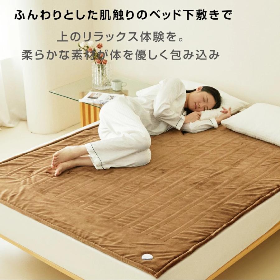 クーポンで4,980円から 電気毛布 掛け敷き ひざ掛け 洗えるフランネル 