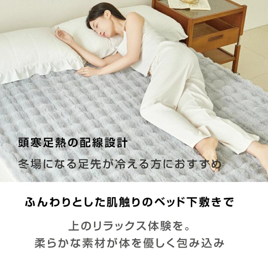 クーポンで6,980円から ふわとろ毛布 電気毛布 掛け敷き 即暖 保温 2枚