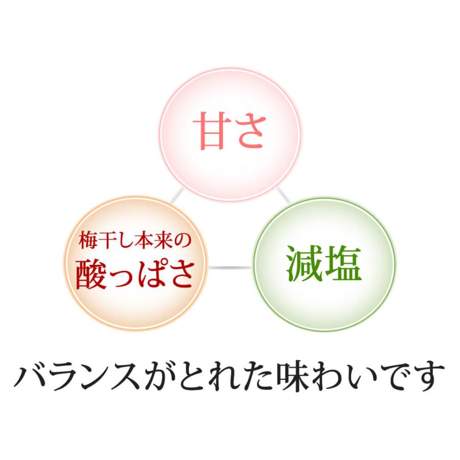 梅干し 減塩 はちみつ 塩分3％ 送料無料 超大粒 あまあま3％ 500g はちみつ梅 4L 特選梅干し 紀州南高梅 梅翁園 ばいおうえん｜baiouenn｜05